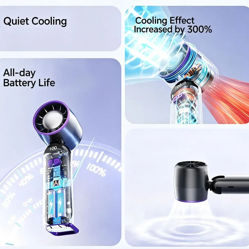 Versatile Foldable Portable Fan