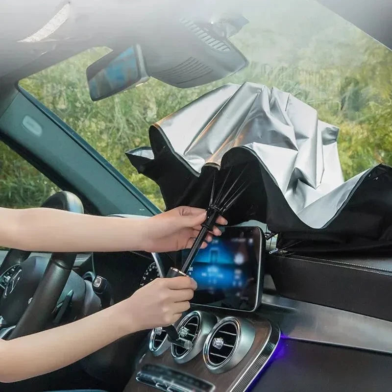 Folding Car Windshield Sunshade