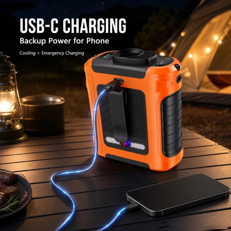 Portable Wearable Cooling Waist Fan